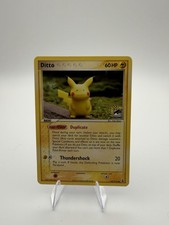 Pokemon Delta Species Ditto (Pikachu) Comic Con Promo Card 63/113 - Heavy Play