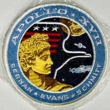 Apollo 17 RE Crew Initial Patch ABEmblem Fact...