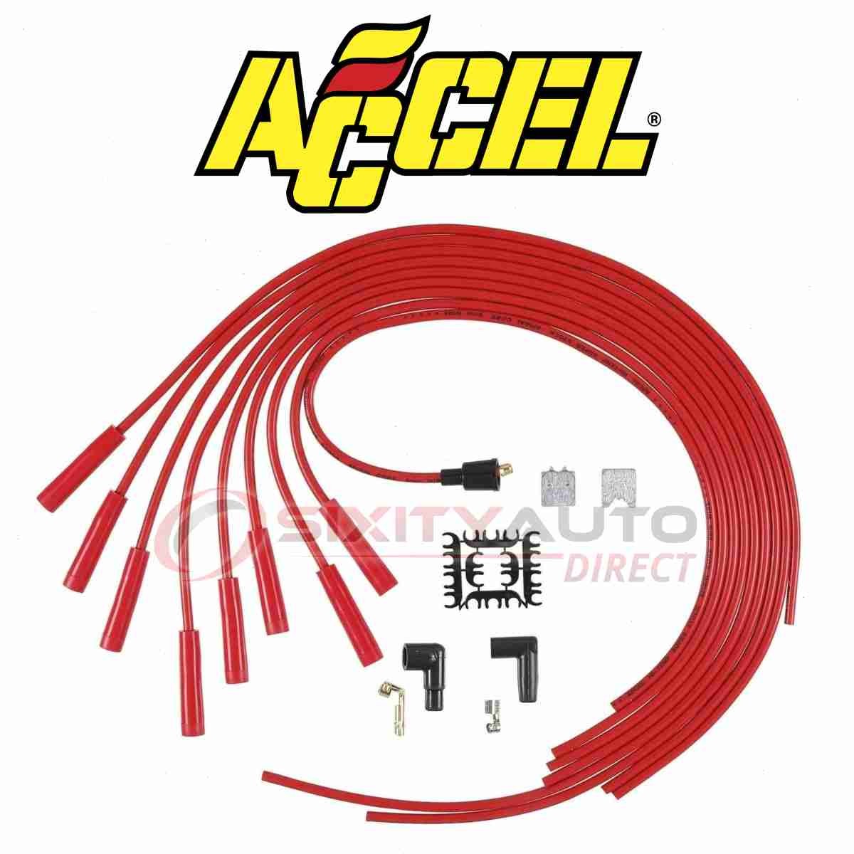ACCEL Spark Plug Wire Set for 1954-1960 Ford Victoria 3.9L 4.2L 4.4L 4.8L lf