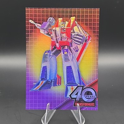 2026 Dynamite Transformers 40th Anniversary  Starscream Micro-Etch Card SP /8