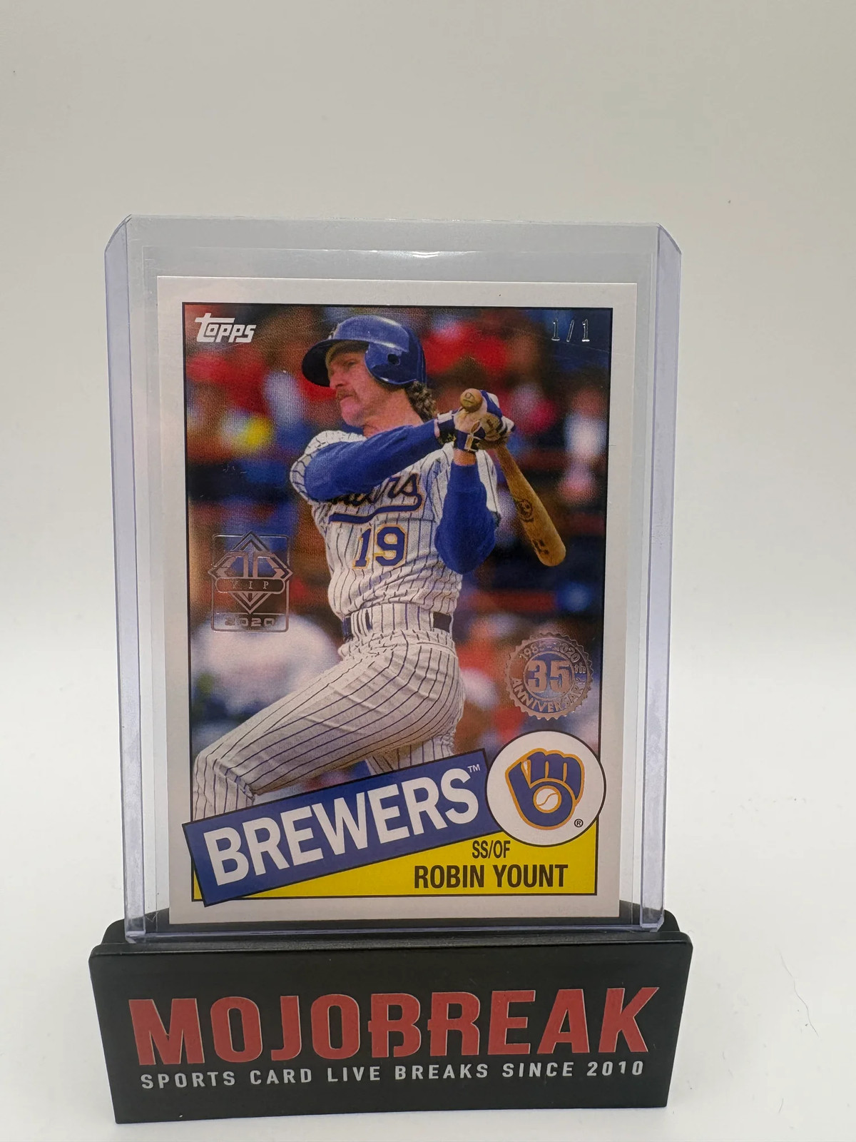 2022 Topps Archives Robin Yount #86-61 Gold Foil /1
