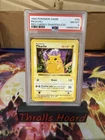 Pokémon Pikachu TCG Base Set Shadowless Common Red Cheeks Psa 8