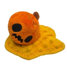 Smashing Pupkin Bark Plush Pumpkin Dog Toy Halloween Squeak JOL Jack O Lantern