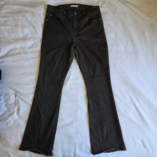 Levi's 725 High Rise Bootcut Women's Size 32x31 Black Dark Wash Jeans Stretch