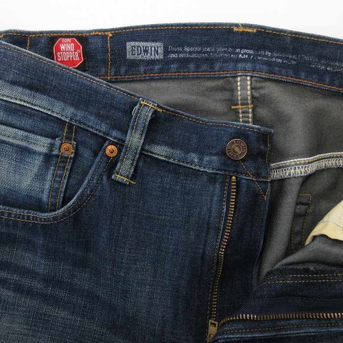 Edwin Gore Wind Stopper 503Rvw Denim Jeans 36x34 Indigo Blau Herren - Bild 6 von 7