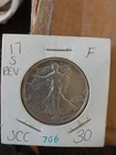 Photo of a 1917-S Walking Liberty Half Dollar from an eBay listing that sold on Jul 22, 2026