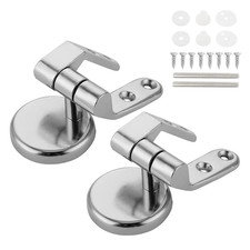Stainless Steel Toilet Seat Hinge Universal Adjustable Replacement Flush Toilet