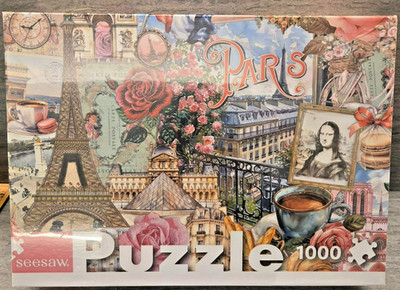 SEESAW Valentine's PARIS Puzzle 1000 Pieces - The Love Of Paris - Romantic!