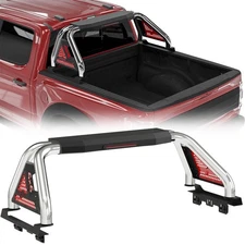 Roll Sport Bar Adjustable Chase Roof Rack Bed Bar For F-150 Tacoma Gladiator JT