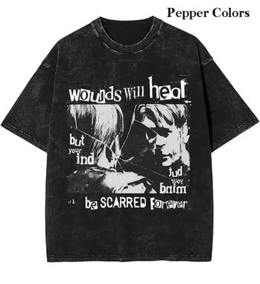 Silent Hill Quote Graphic Tee, Wounds Will Heal Shirt, Psychological Horror Game