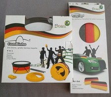 Combinho Samba Kapelle 4in1 + 2er Auto Finnen Fanartikel Sport - Neu & OVP