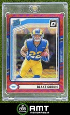 Blake Corum RC 2024 Panini Donruss Optic Rated Rookie Preview Red Wave Rams