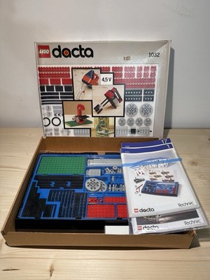 Vintage Lego Dacta #1032 Technic Set Original Box Rare Not Complete