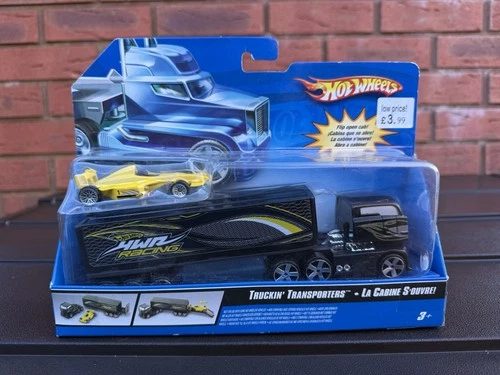 Hot Wheels Truckin Transporters Ferrari Race Car - Retro 2000s