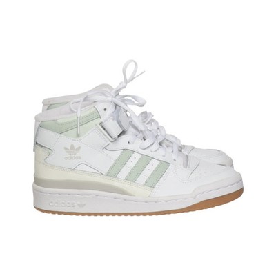 Adidas, Sneaker, Größe: 36 2/3, Forum Mid, Weiß/Grün, Damen #2Fq