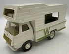 Vtg 1970s 6" Mini White Tonka Winnebago RV Camper Truck Pressed Steel Toy