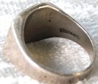Vintage PHI TAU Faternity Signet Sterling Silver School Men's Ring Sz6 5.5g — photo 4