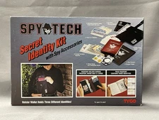 1990 Tyco Spy Tech Secret Identity Kit Unused Employee Source