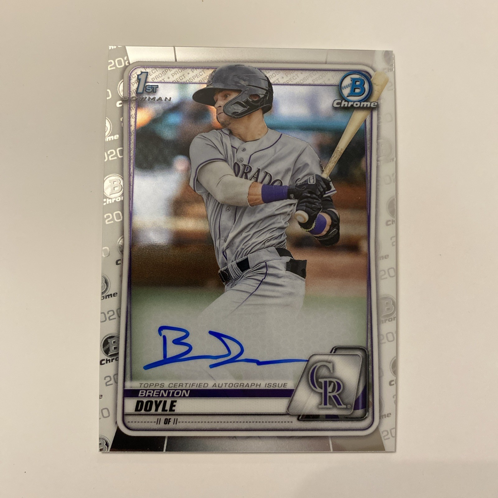 2020 Bowman Chrome - Prospect Autographs Brenton Doyle #CPA-BD (AU, RC)
