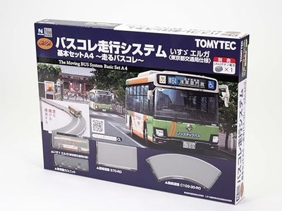 Tomytec The Bus Collection Running System Basic Set A4 Isuzu Erga Toei Bus