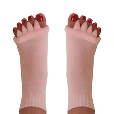 Happy Feet Toe Separator Socks - Comfortable Alignment Socks Washable Ma