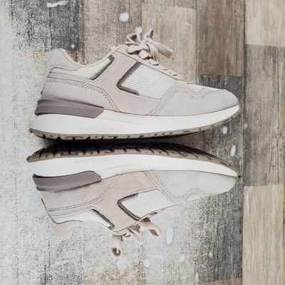 KURU Apogee Shoes Womens Sz 7 M Running Beige Suede Lace Up  display picture 2