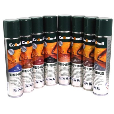 Collonil Nubuk Velours Wildlederspray Farbauffrischung 7 Farben Schuhspray 200ml