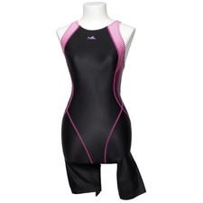 Yingfa, Badeanzug, Größe: 2XL, Schwarz/Pink, Elasthan/Polyester, Print #NtG