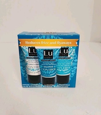 LU LatinUs Beauty   Impossible Keratin Control Shampoo Conditioner Travel Set  