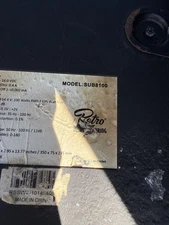 Amplified Subwoofer System RetroSound Car Audio Retro Radio Stereo