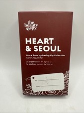 The Beauty Spy Heart & Seoul Black Rose Lip Trio 2-Lipstick 1 Lipliner NEW!