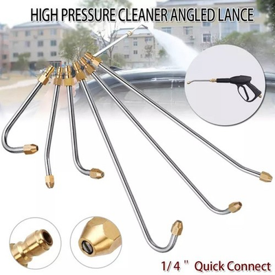 #ad 30° 90° U Shape Pressure Car Washer Angled for LANCE Extension Spray Wand $13.05