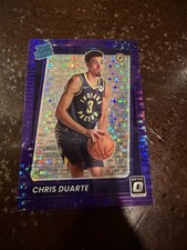 2021-22 Panini Donruss Optic - Rated Rookie Chris Duarte #173 Purple Prizm (RC)