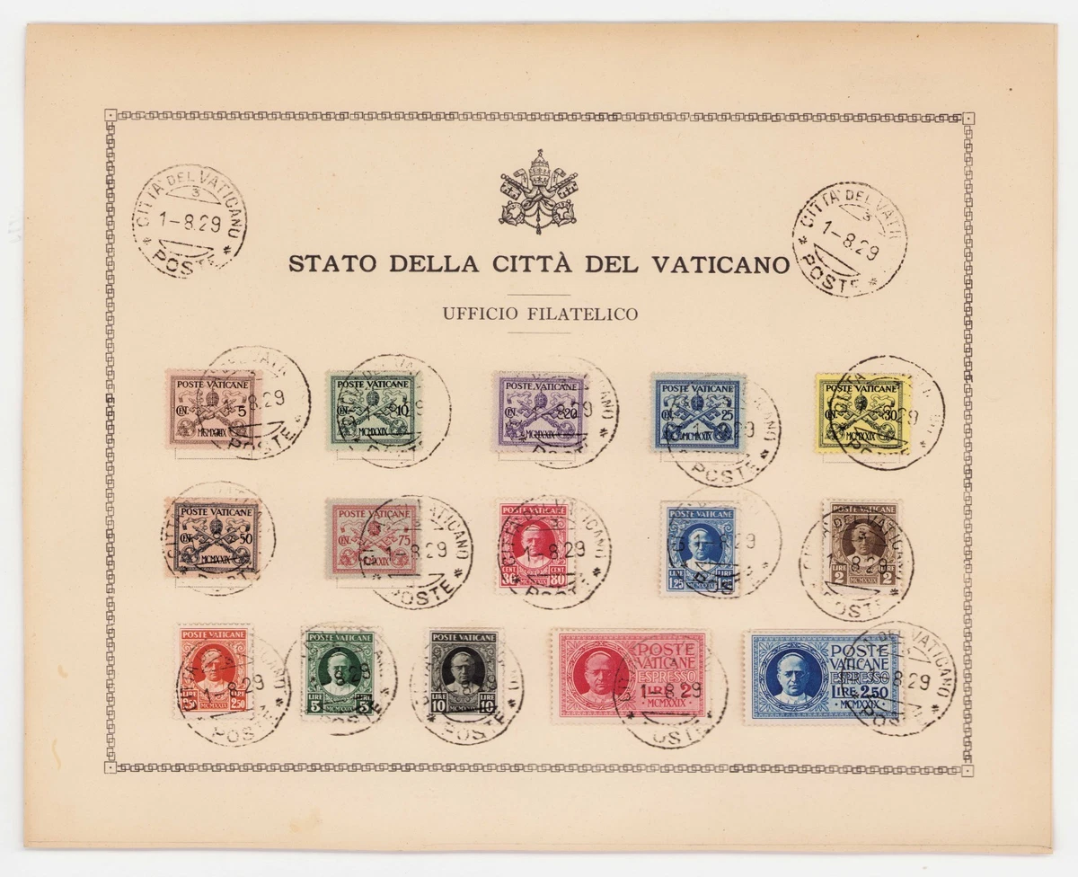 Vatican Stamps 1929 for sale | eBay