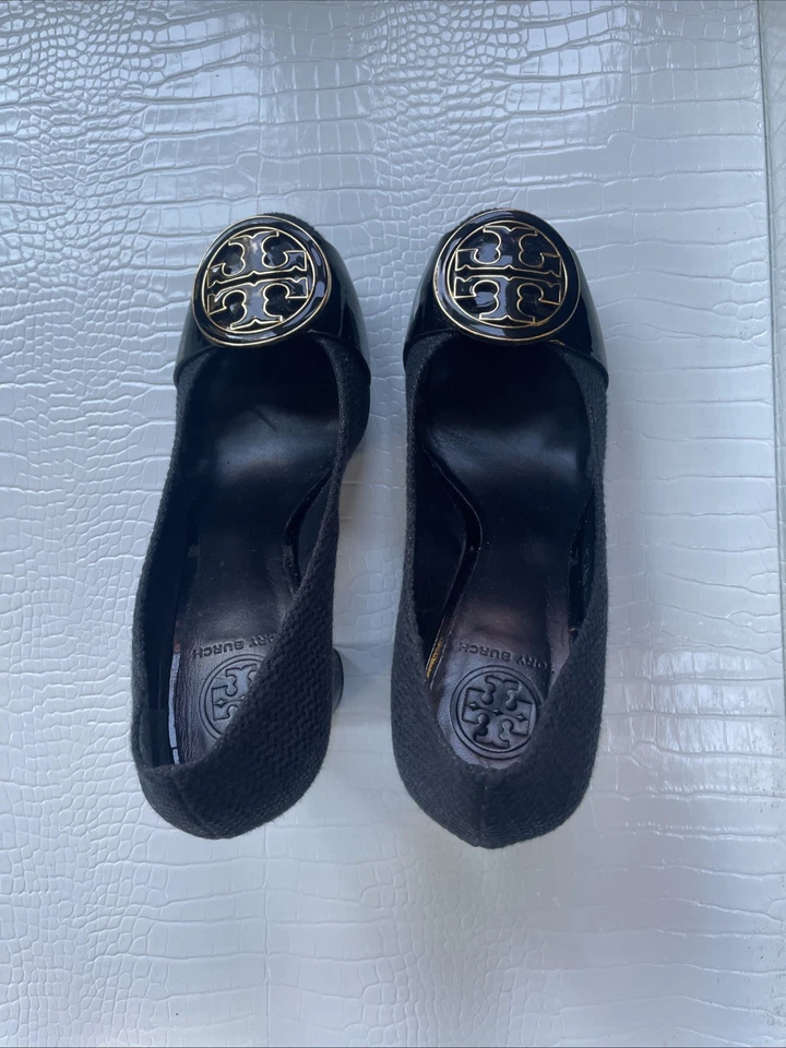 Tory Burch 女式 9 码高跟鞋,轻微磨损,无盒 — 第 3/3 张图片