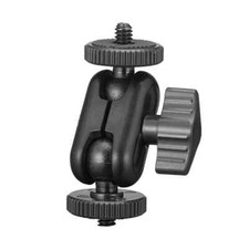 Double Ball Heads Magic Arm Mount for Gopro DSLR Camera Monitor Video Light Mic