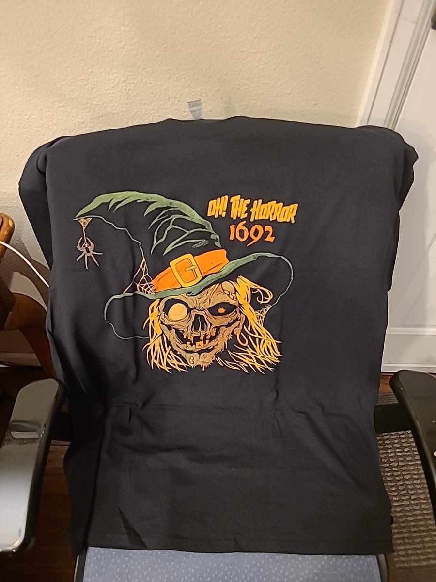 シン Oh The Horror 1692 Skull Witch Halloween 2 Xl T Shirt Brand New