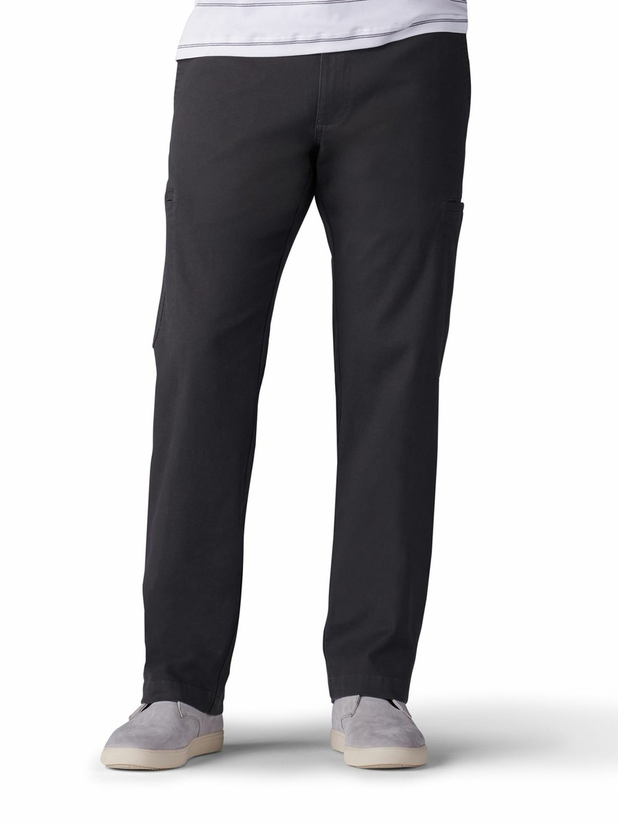 Lee Men's Extreme Comfort Straight Fit Cargo Pant Shadow 427-1102