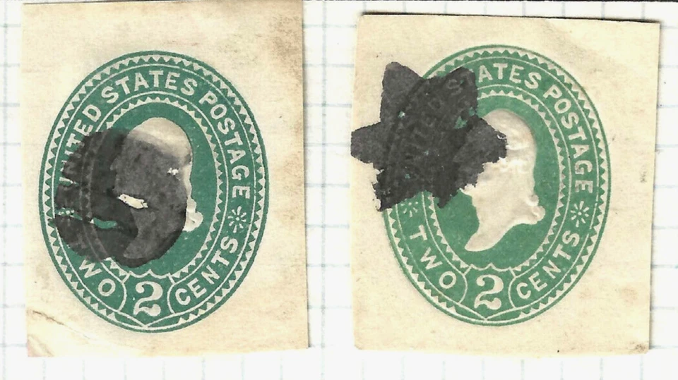 Collection Fancy Cancels STAR RADIAL ETC 3 Cent Washington Postal Corner US F25 - Image 3 of 3