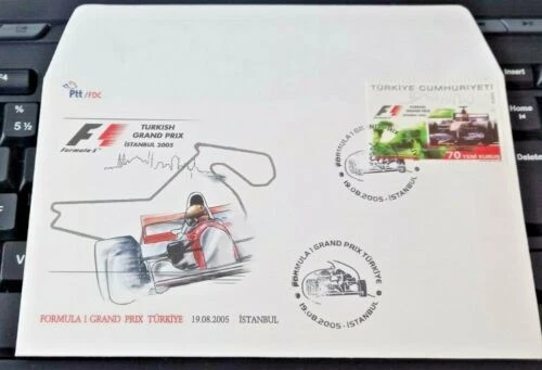 Estampillas de turco de automovilismo