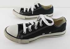 Converse All Star Black Canvas Low Top Sneakers Youth 3