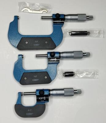 digit micrometer outside gauge 0 - 3 in iGaging caliper  0-1''. 1-2'', 2-3''
