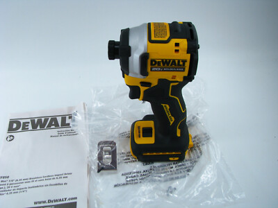 NEW DeWALT DCF850B ATOMIC 20V MAX 1/4'' Li-Ion 3-Speed Impact Driver 20 Volt