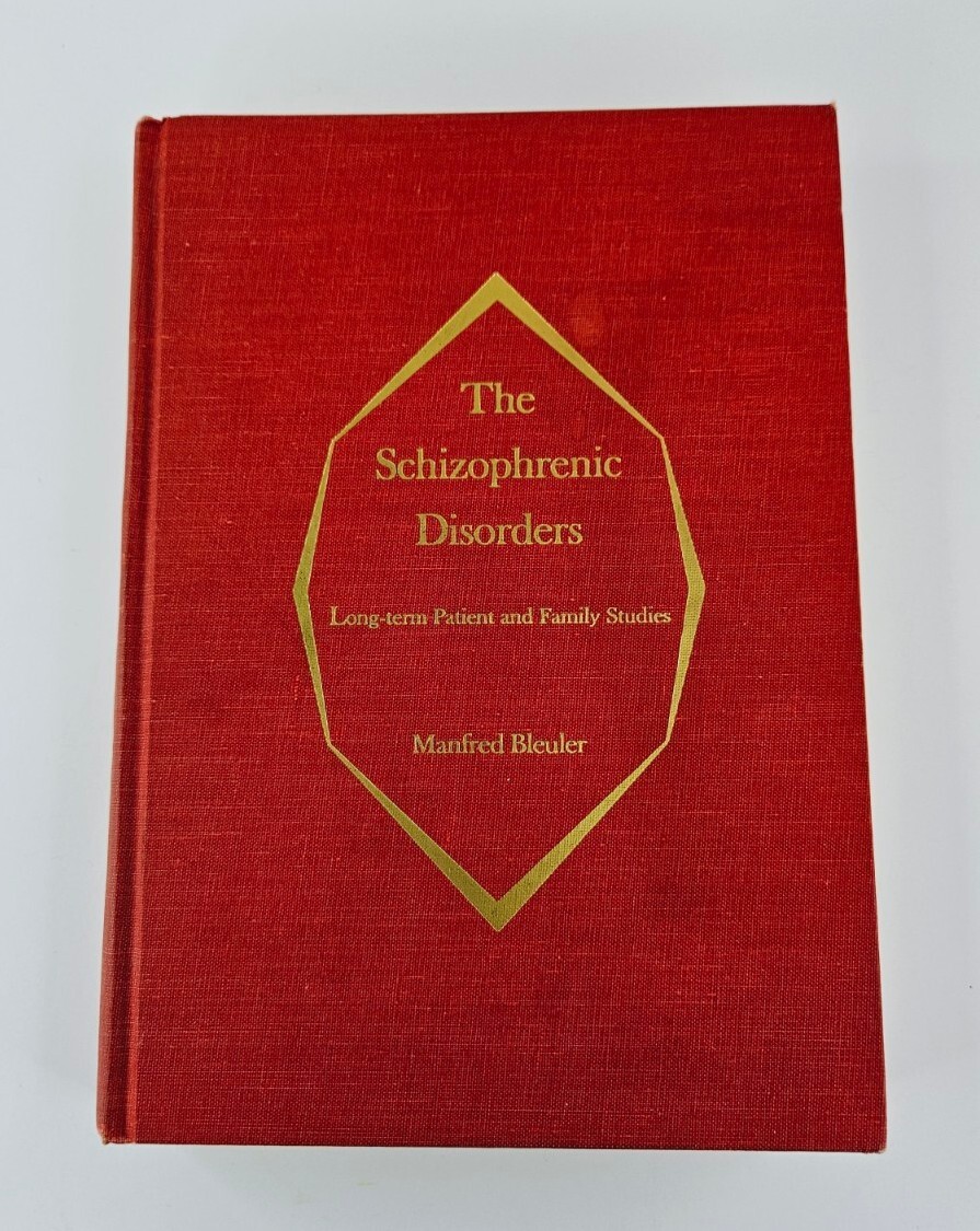 Schizophrenic Disorders Manfred Bleuler HC in English 1978