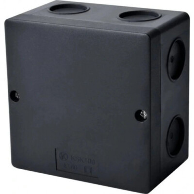 KSK 100 FA UV BLACK BOX IP66 UV-BESTÄNDIG 101X101X46 