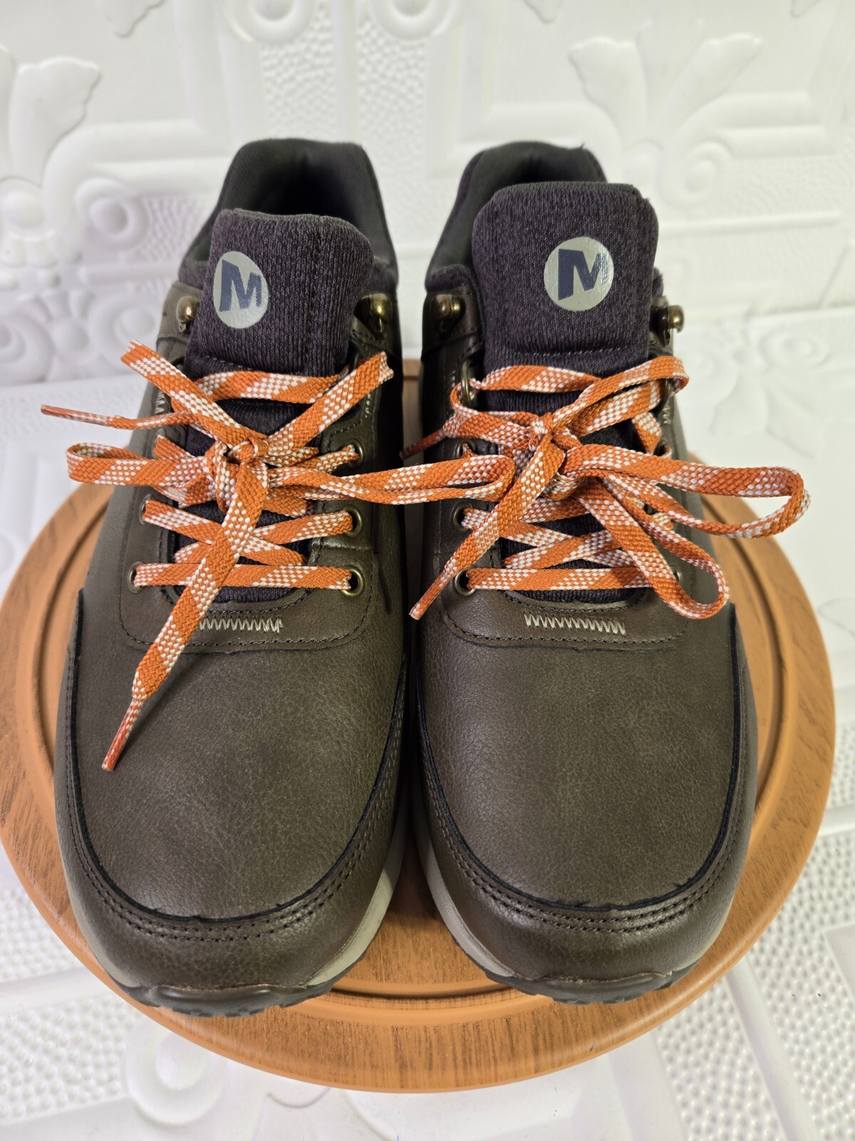 Scarpa Merrell Capron Casual Vegan Pelle Oliva J003561 Uomo Taglia 10