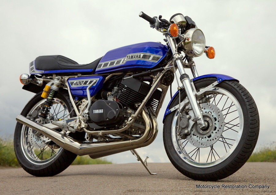 HIGGSPEED S/STEEL EXPANSION CHAMBER EXHAUST FOR YAMAHA RD250/350/400