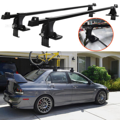 54''for MITSUBISHI Lancer EVO Car Top Roof Rack Cross Bar Luggage Carrier Cargo