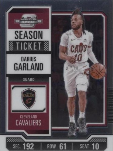 2019-20 Panini Contenders Optic #5 Darius Garland Lottery Ticket