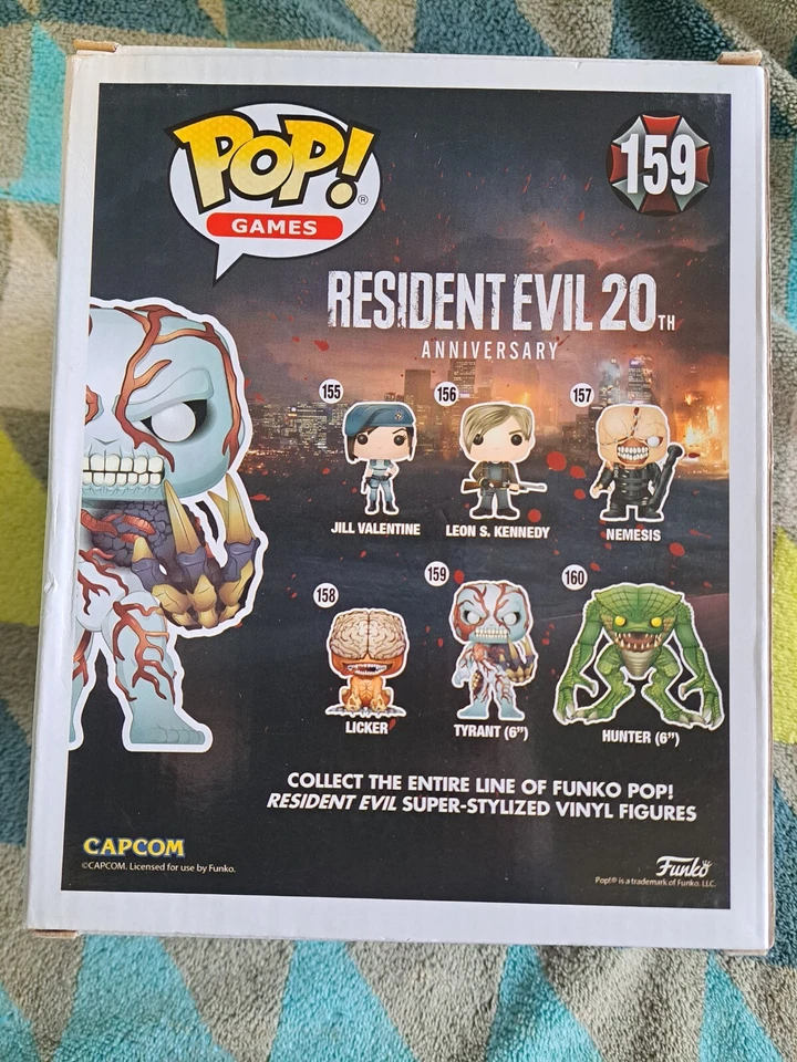 Tyrant Pop GLOW 159 - Resident Funko Pop! Vinyl 2017 RARE - Large Pop - Vaulted — 第 3/4 张图片
